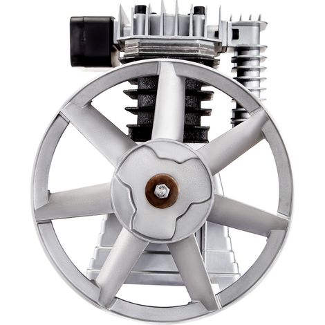 Mophorn Compresor de Aire Industrial Cabezal de Bomba Motor 3HP 160PSI 1300/min Doble Cilindro de Aluminio Estilo Pistón Bomba de Lubricación por Salpicadura