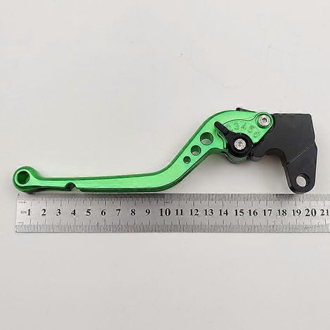 Pour scooter Yamaha Aerox155 NVX155, fixations de biellette de direction de klaxon de frein gauche réglable modifiées (1 tige verte) (1/5)