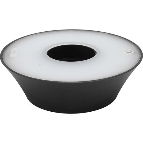 Lampe LED pour bouteille de vin, lampe de table sans fil innovante avec câble USB, idéale pour la décoration d'hôtels, restaurants et bars (noire). (1/5)