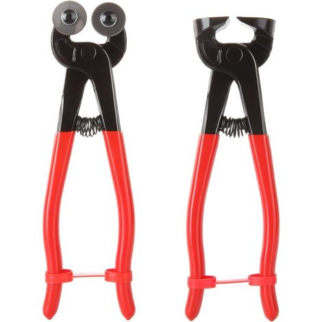 Set di 2 pinze da taglio per piastrelle di vetro e ceramica, rosse (1/5)