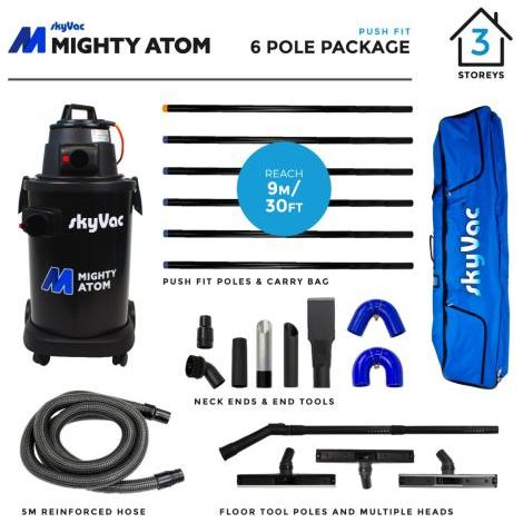 SKYVAC MIGHTY ATOM 6 POLE P/F (9m/30ft) 240V