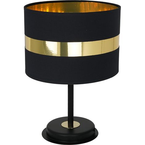 Lampe de table Palmira MLP6322 Milagro noir/or E27 60W (1/5)