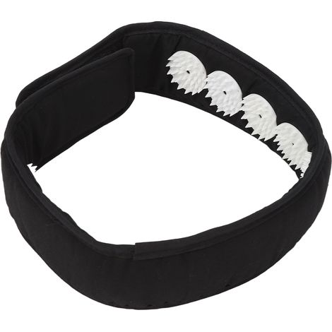 Bandeau d'acupression anti-stress, soulage douleurs musculaires, acupuncture portable, sangle de massage tension, réduction fatigue, casque bien-être. (1/5)