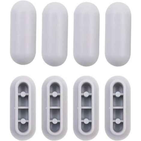 4-teiliges Universal-Toilettensitz-Stoßdämpfer-Set, Ersatz-Stoßdämpfer aus Kunststoff für Toilettensitze (1/5)