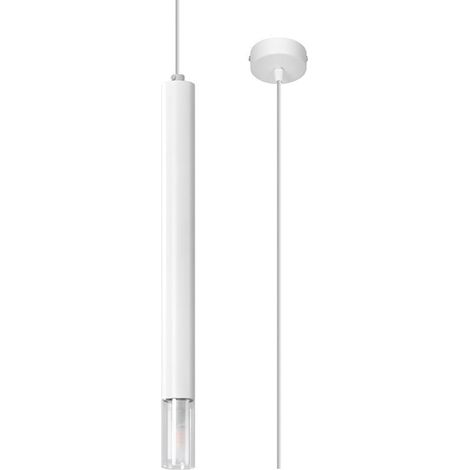 Lampada a sospensione Wezyr bianco 8x120x8cm Sollux (1/5)