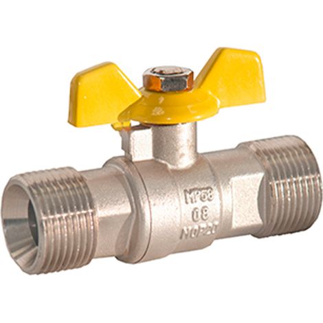 IDMAR DN15 Gaskugelhahn - GZ/GZ 3/4" Vorreduzierstück