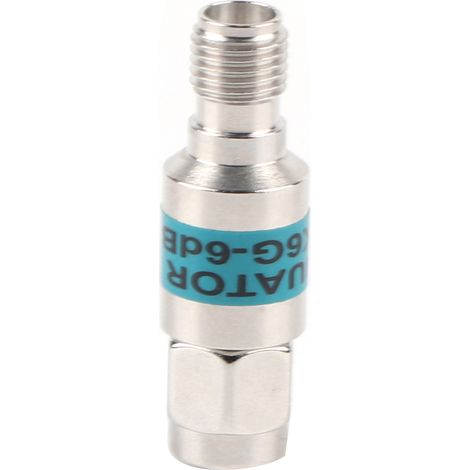 Atténuateurs coaxiaux RF en acier inoxydable SMA mâle-femelle, atténuation fixe de 1 à 30 dB, vendus directement du fabricant, 3 unités vendues. (1/5)