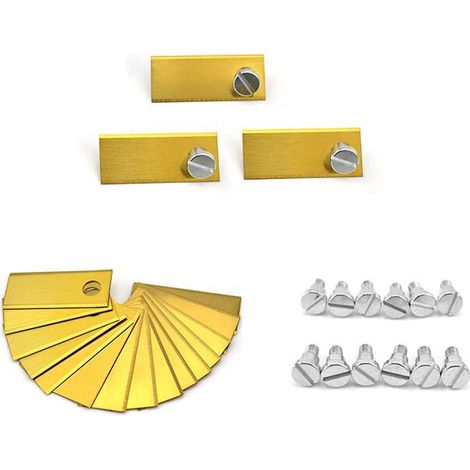 Lot de 45 lames en titane pour tondeuse robot (0,5 mm) + 45 vis BLOW (1/2)