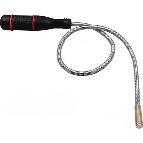 Tragbarer flexibler Teleskopmagnet, mechanischer Magnet, automatisches magnetisches Aufnahmewerkzeug zum Aufheben kleiner Stäbe, magnetischer Retriever für Ecken und dunkle Orte, 62 cm