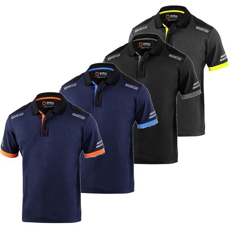 Sparco 02415GSGF Polo Tecnica Toledo Grigio/Giallo L