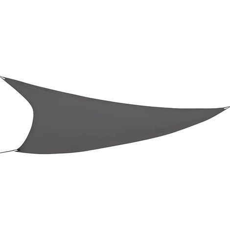 Vela Ombreggiante Triangolare 3,6x3,6 m Antracite Idrorepellente Esterno (1/4)