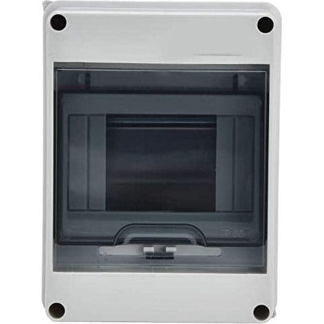 Coffret Electrique Etanche Exterieur IP65, 5 Modules, ABS de Surface en Plastique, Boite de Boitier Etanche Electrique Exterieur, Armoire de Contrôle (5 Way)-LIAIKI (1/5)