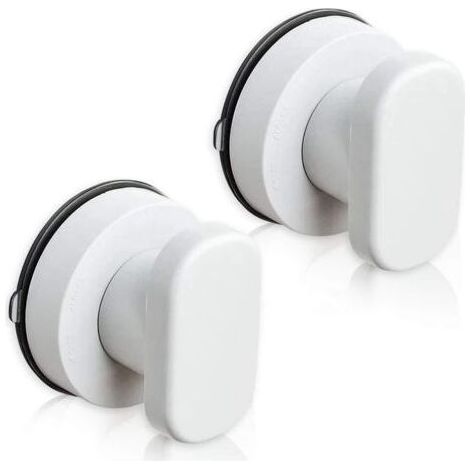 2 poignées à ventouse pour porte, tirage portable pour meuble, réfrigérateur, vitre ou miroir, fixation sans perçage sur surfaces lisses (1/5)