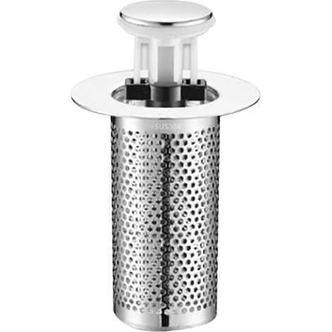 Waschbeckenstöpsel für 1,3-2,1 Zoll, mit herausnehmbarem Filter B-- (1/5)
