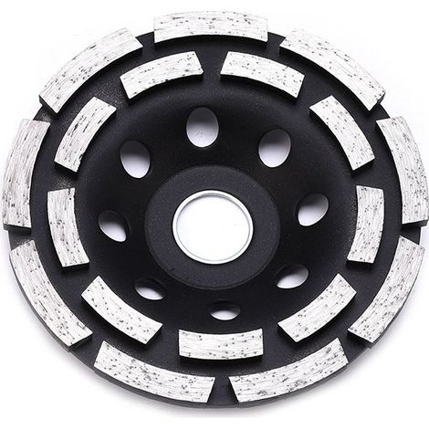 Diamant 125 mm à Meuler Béton. Meule Abrasive à Poncer Béton, Pierre, Granit (1/5)