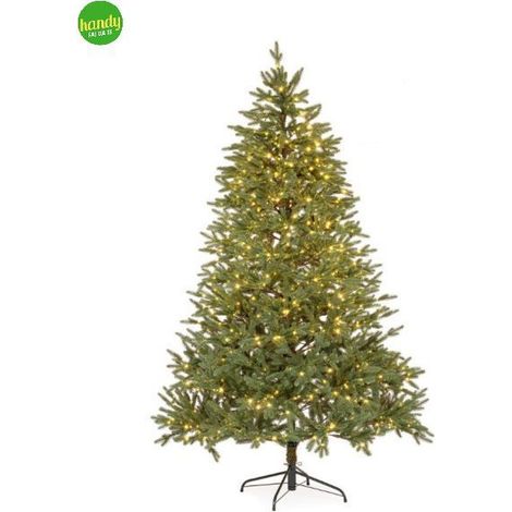 Albero di Natale Muir Bizzotto Ø150x240h cm 4965 rami 1400 microled (1/4)