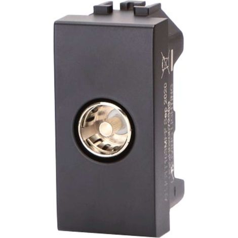 PRESA TV PASSANTE ABL - NERO MM 9,5 - 8 pezzi