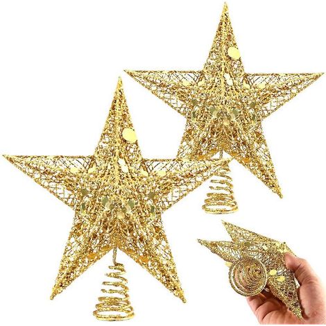 étoiles pour sapin de Noël, mini étoiles pour sapin, petite décoration de Noël pour sapin de Noël (1/5)