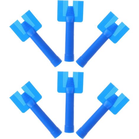 Embouts de Rechange pour Mastic Silicone 6 Pièces, Buse de Mastic Flexible en Plastique, Résiste au Colmatage, Compatibilité Universelle, pour Réparation Auto et Étanchéité des (1/5)
