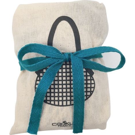 Sac pliable coton filet SACHA bleu - Cookut (1/2)