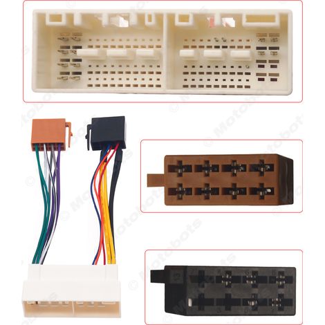 Compatible with Kia K2/K3/K4, Hyundai Elantra/Mingtu/New Tucson ISO conversion cable, audio and power cable harness (1/4)