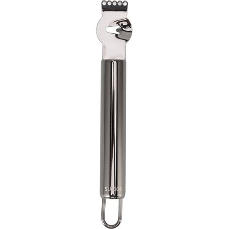 Râpe à zeste de citron inox 304, éplucheur d'agrumes orange, ustensile de cuisine noir pour peler fruits (1/5)
