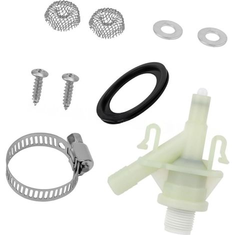 Kit de vanne d'eau de toilette de camping-car, collier de serrage (1/5)