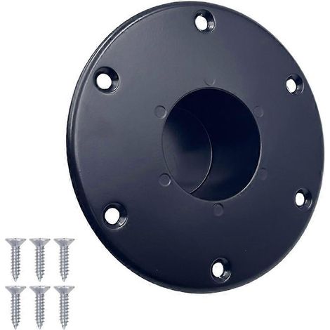 Pied de table rond encastré pour camping-car ou caravane (1/5)