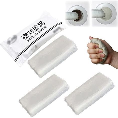 Waterproof Sealant Mastic 3pcs - Waterproof Repair Sealing Clay, Wall Mending Mud, Drywall Repair Paste, Fast Repair Pipe Connection-Ywey (1/5)