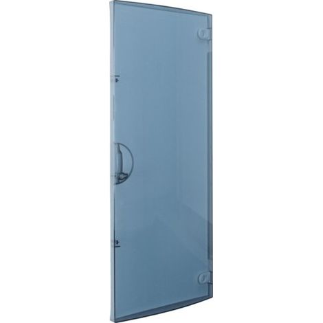 Hager – Porte transparente pour coffret Gamma 13 – 4 rangées – 52 modules – Hauteur 625 mm – Largeur 250 mm – IP40 – Loquet (1/2)