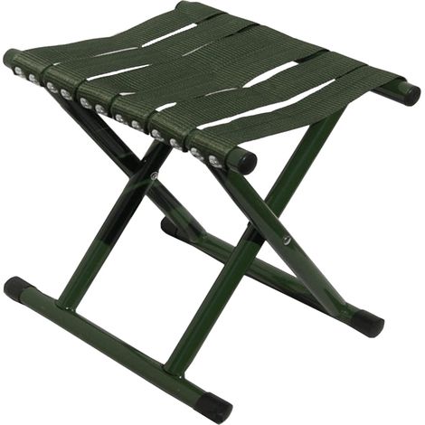 Siège de Pêche Léger Pliant, Tabouret Pliant Chaise Pliante D'extérieur, Tabouret de Barbecue Léger, Adapté à la Pêche(Vert)