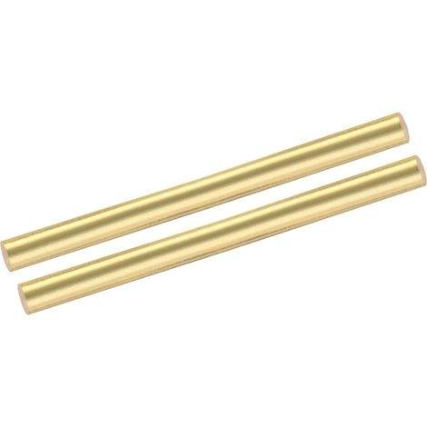 2 x Brass Rods (12 mm) 1/2 Inch x (100 mm) 4 Inch Brass Solid Round Stock Bar Turning for Knife Handles Brooch DIY Craft Model Plan (1/5)