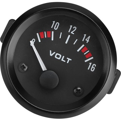 Universelles Kfz-Voltmeter 12V 52mm/2in Spannungsmesser 8-16V BX100007 (1/5)