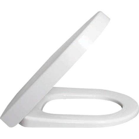 Architectura Vita, copriwater Vita, Ex Targa Architectura, con cerniere QuickRelease e SoftClosing, cerniere in acciaio inox, In Duroplasto Bianco