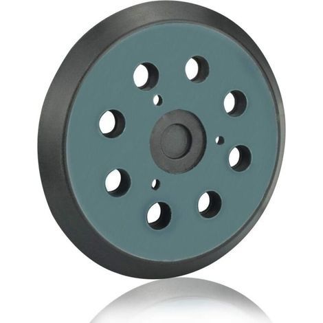 Plateau de Ponçage Makita 125mm Disques de Ponçage à 8 Trous Patin Ponceuse Makita 5 Pouces pour Makita BO 5010, 5030, 5031, 5041, DeWalt DW420, DW421, Porter Cable 390, 382, 343(Noir) (1/4)