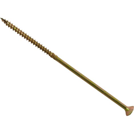 ForgeFix Spectre PZ Compatible Wood Screw CSK ZYP 6.0 x 220mm Box 100 FORSPE6220Y