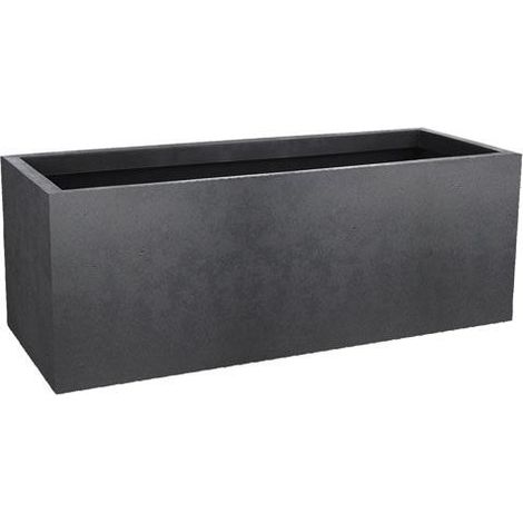 Eda Basalt Up jardinera gris antracita 57 litros