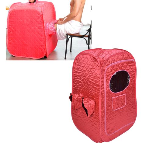 Cabine De Sauna Portable Pour Le Corps Entier Avec Vapeur, Équipement De Sudation Domestique, Idéal Pour La Relaxation Et La Détente (1/5)