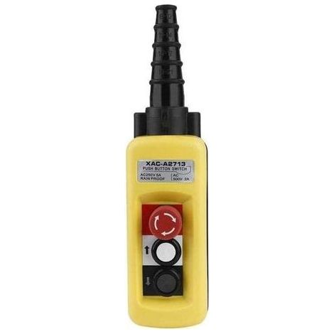 FENOPLASTICACommutateur kranhub XACA2713 - Federungssteuerung + bouton pression + not-aus (2 touches) - Compatible avec matériel industriel - Robuste - Professionnels (1/4)