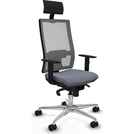Piqueras y Crespo Horna Silla de Oficina Gris Confort