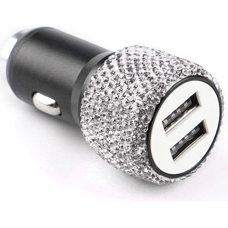Marteau diamanté pour voiture, chargeur double USB, perceuse, allume-cigare, chargeur USB pour marteau diamanté (1/5)