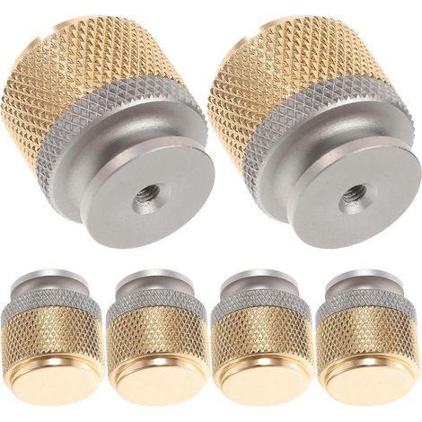 Lot de 6 boutons de porte/tiroirs modernes pour meubles et portes (1/5)