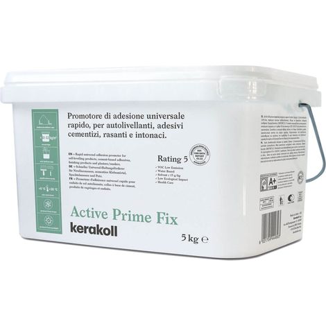 Kerakoll Primer Active Prime Fix 5kg - Promotore adesione azzurro