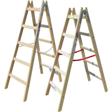 Leiter awtools natur 159 cm 7 3 kg holz