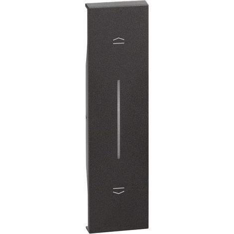 Bticino Cover Nero illuminabile per pulsante interbloccato K4037N - KG05