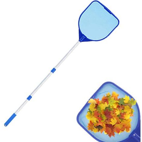 Épuisettes De Piscine, Filet De Fond Nettoyage - Filet Surface Maille Extra Fine, Écumeur De Feuilles Avec Poteau Télescopique De 17 À 41 Pouces, Fournitures De Nettoyage De Piscine Pour Bassin De Spa (1/5)