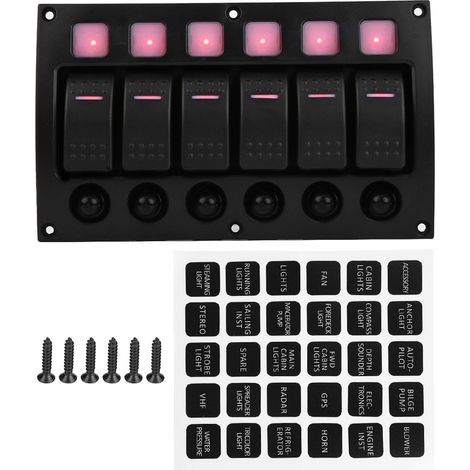 Widely used toggle switch panel, made with high-quality, eco-friendly and durable materials for the home (1/5)