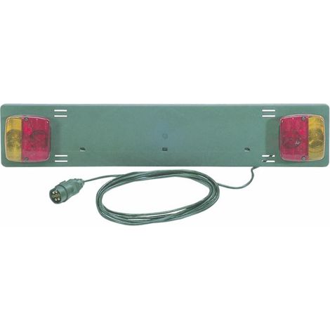 Kit portatarga 12 V in PVC e lunghezza 750mm