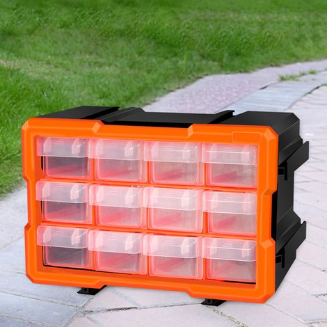 Boîte de rangement combinée pour composants électroniques Meike, tiroir à 12 tiroirs, boîte de rangement pour vis (1/5)