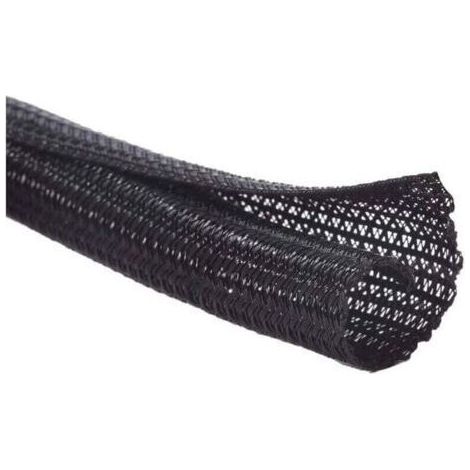 13mm-3m Gaine Câble Auto-Fermeture Manchon de Câble Cache Câble Range Câble Gestion des Câbles pour Ordinateur. Automobile - Noir (1/4)